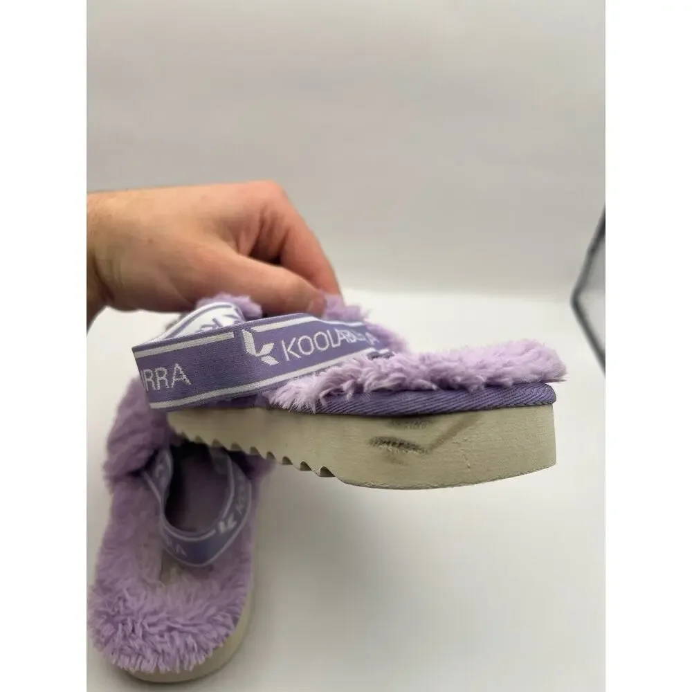 Kookaburra By Ugg Fuzz’n Purple Slippers Kids Size 3